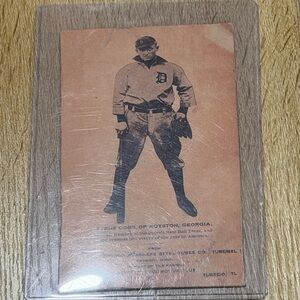 Vintage Ty Cobb Post Card !!!
